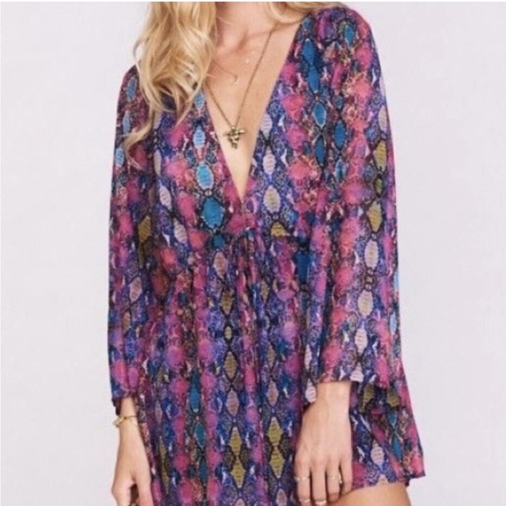 Show Me Your Mumu Roxy Romper in the Oh My Boa print